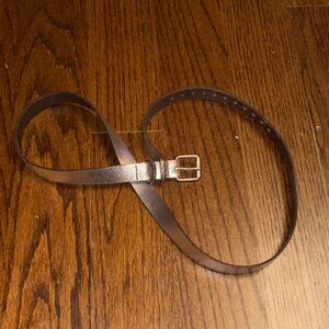 GAP silver genuine leather belt